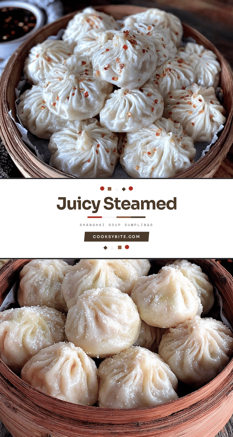 Shanghai soup dumplings recipe