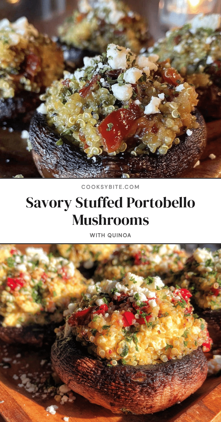 stuffed portobello mushrooms with quinoa recipe