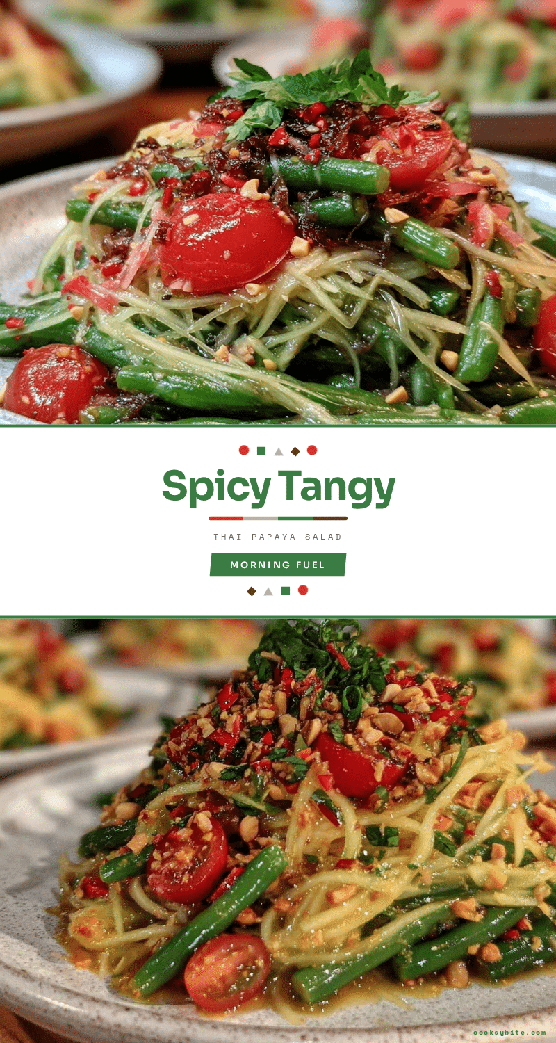 thai papaya salad som tam recipe