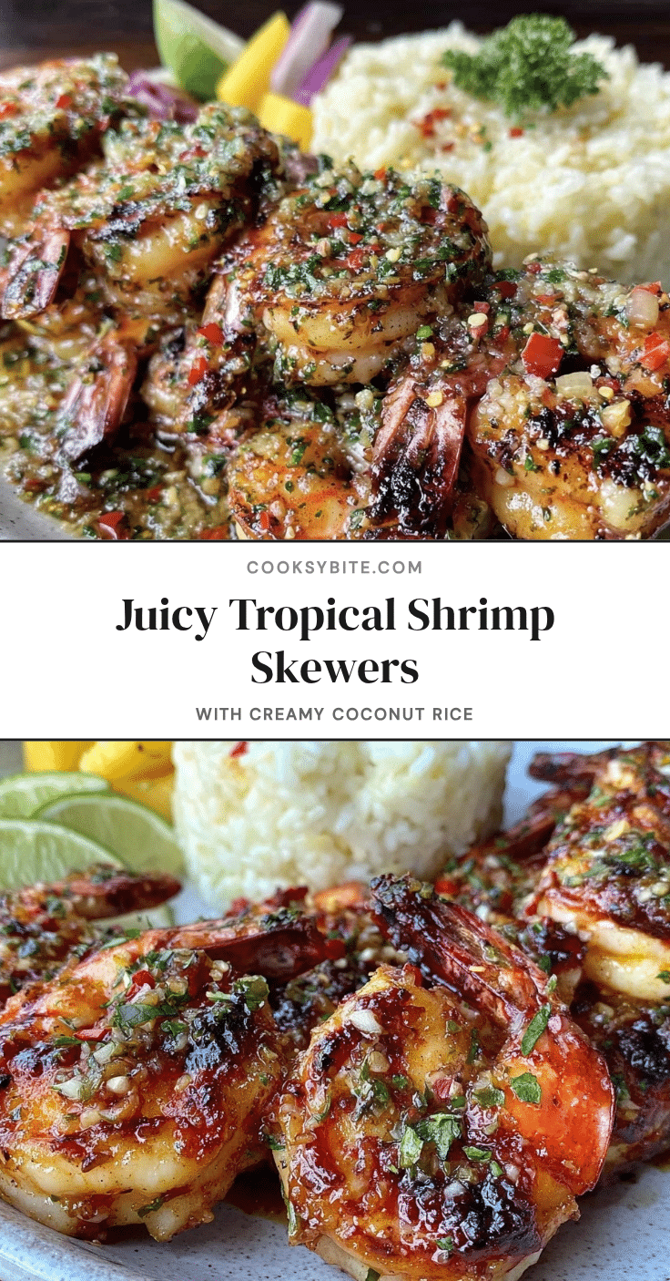 tropical shrimp skewers recipe