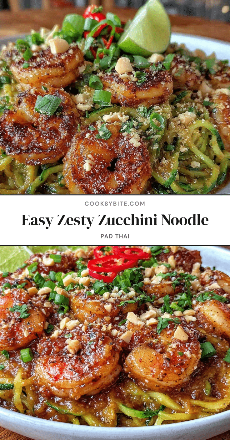 zucchini noodle pad thai recipe