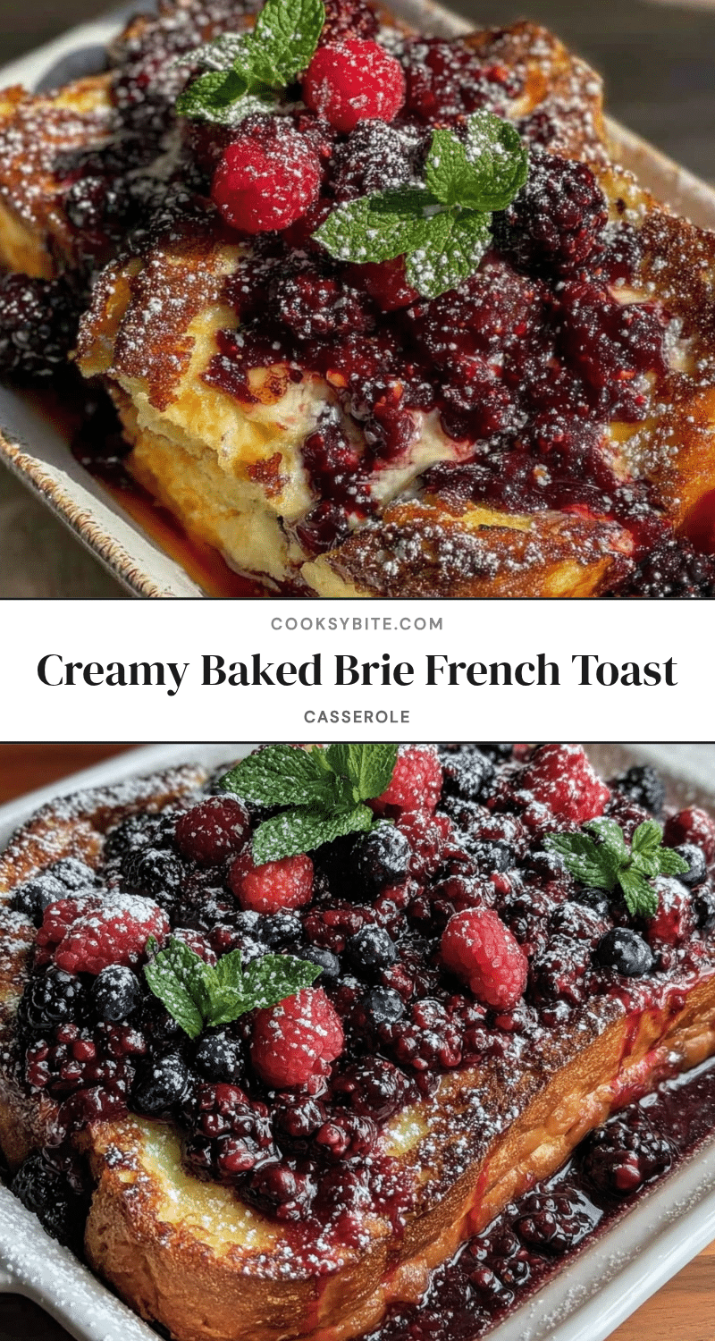 baked brie french toast casserole recipe