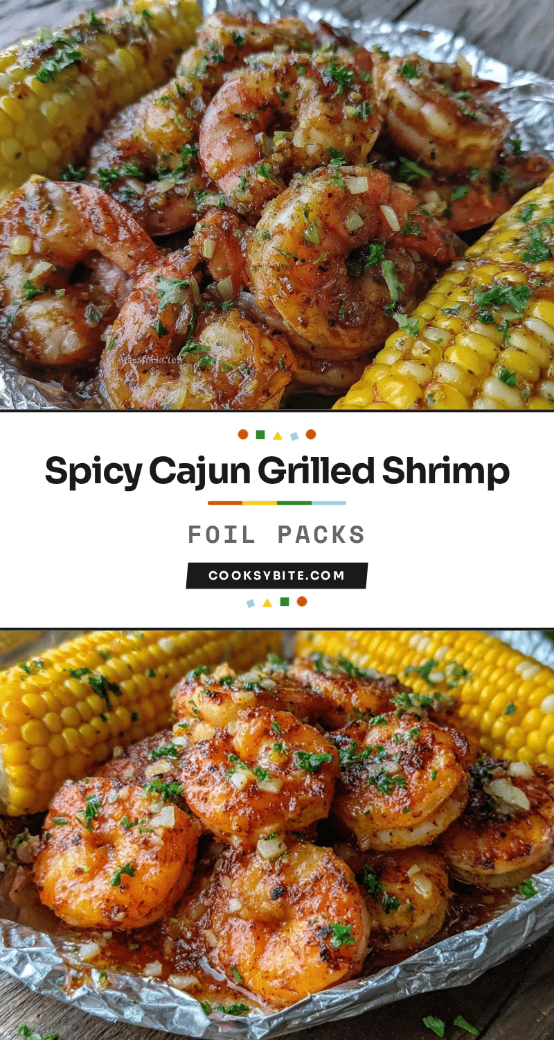 Cajun grilled shrimp and corn foil pack dinner recipe