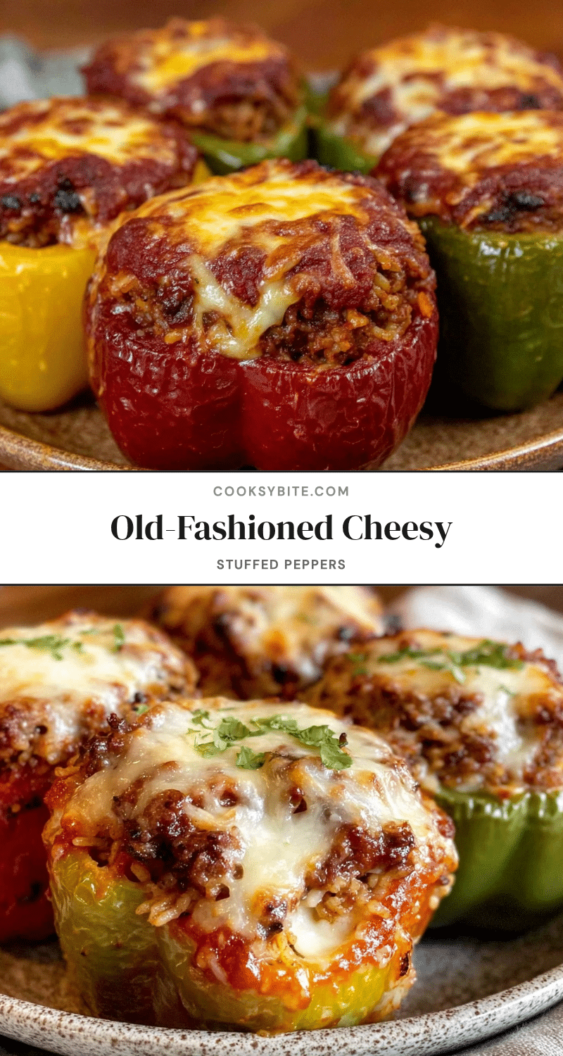 cheesy stuffed bell peppers recipe