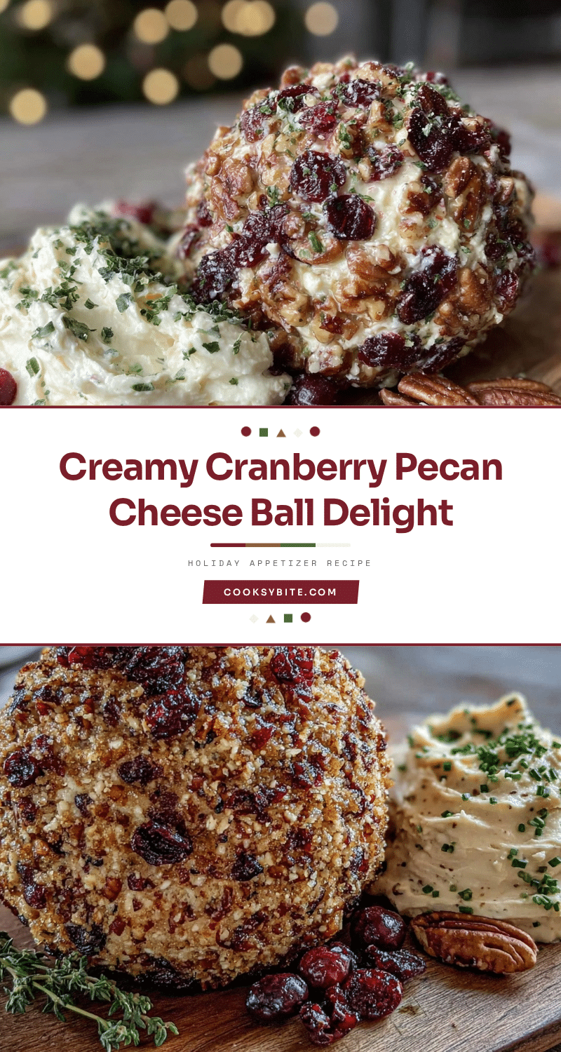 cranberry pecan cheese ball recipe