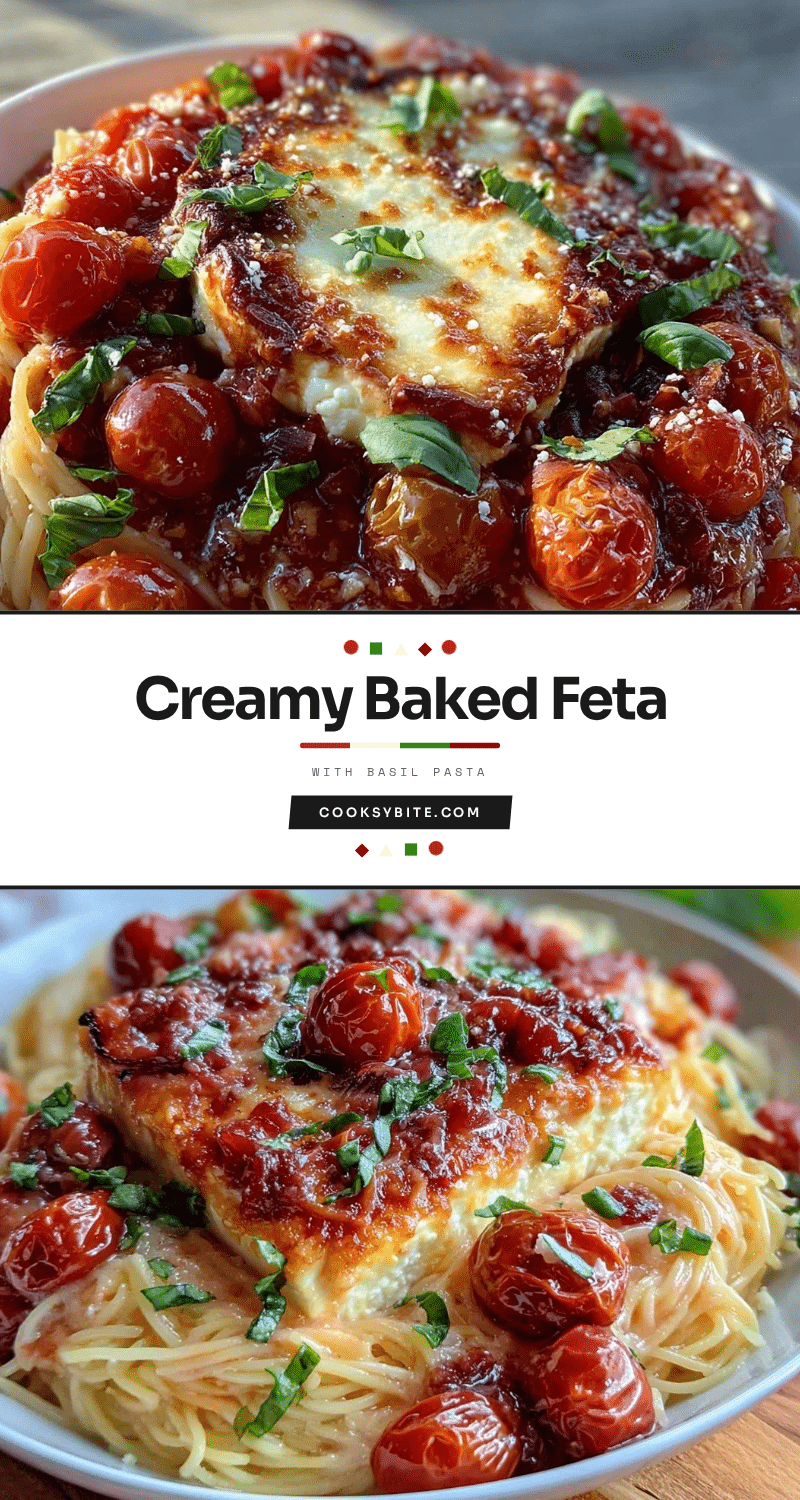 creamy baked feta pasta recipe