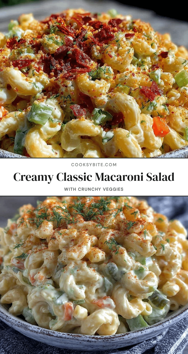 creamy classic macaroni salad recipe