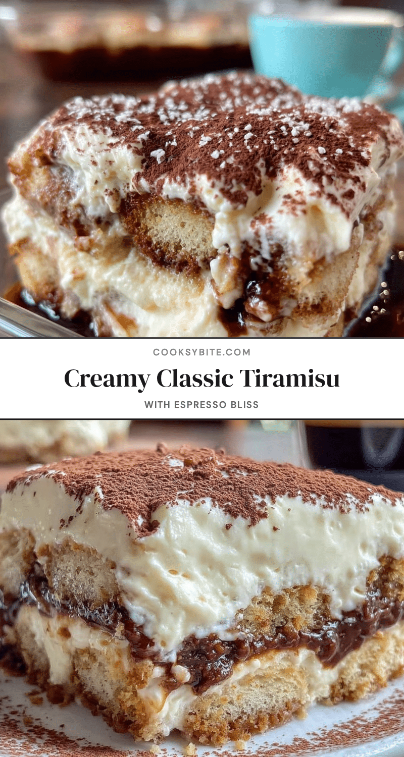creamy classic tiramisu recipe