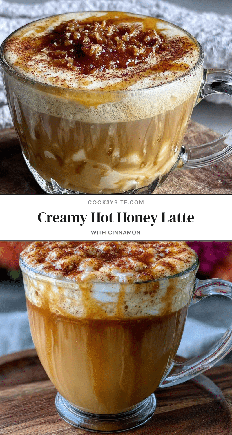 creamy hot honey latte recipe