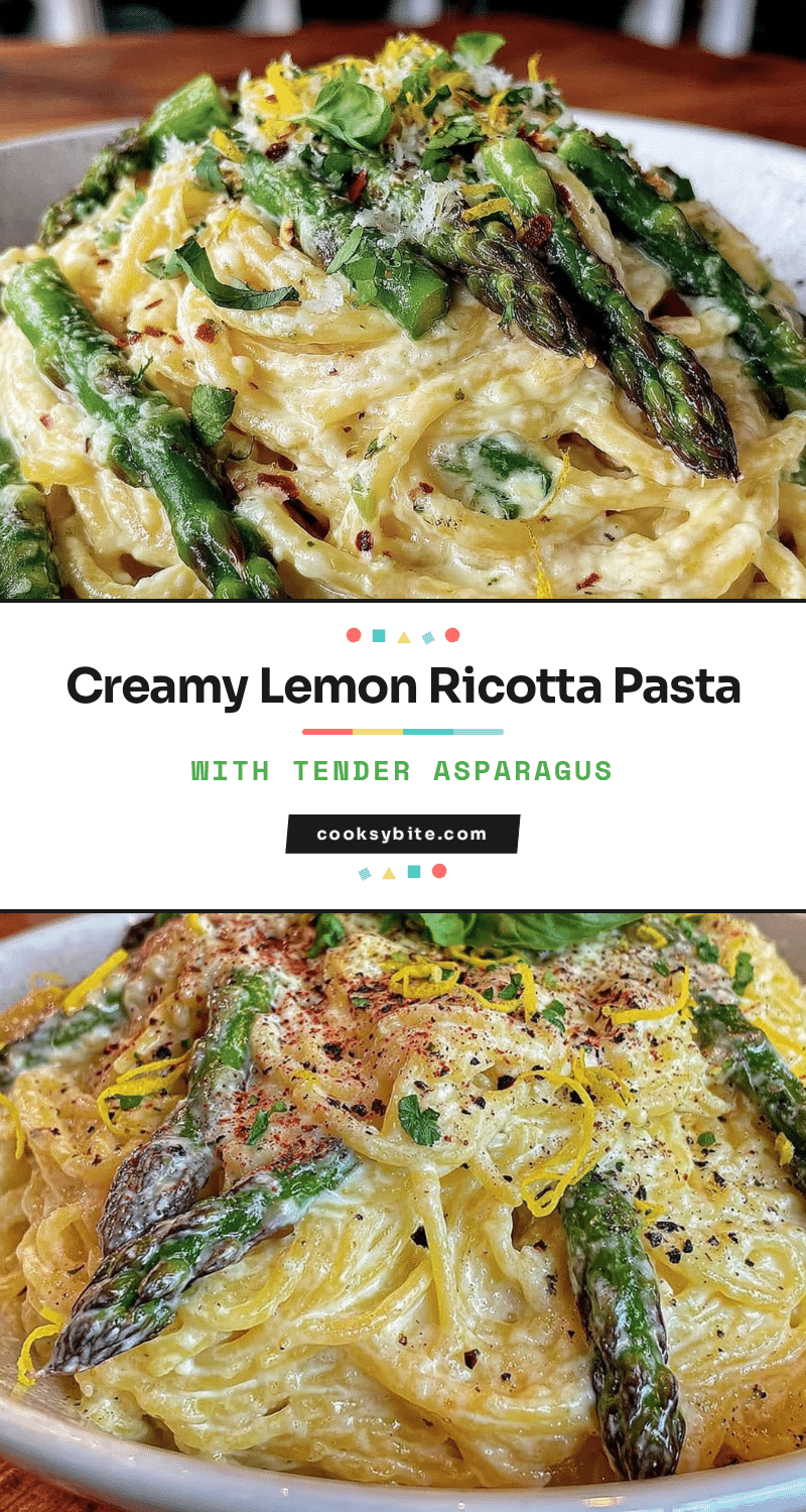 creamy lemon ricotta pasta recipe