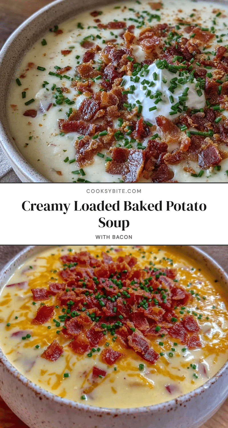 creamy loaded baked potato soup recipe