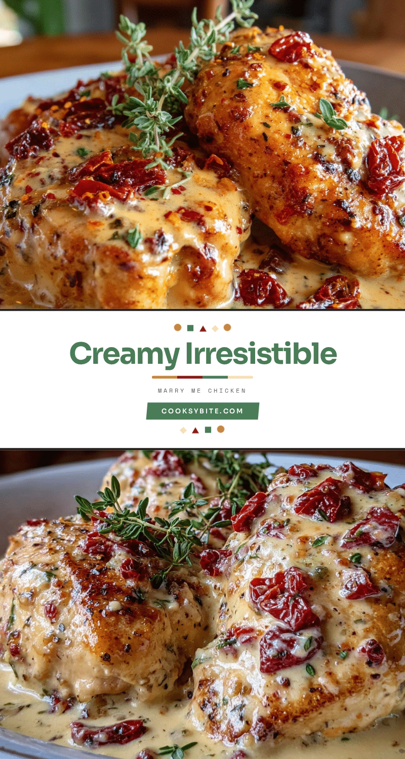 creamy marry me chicken recipe