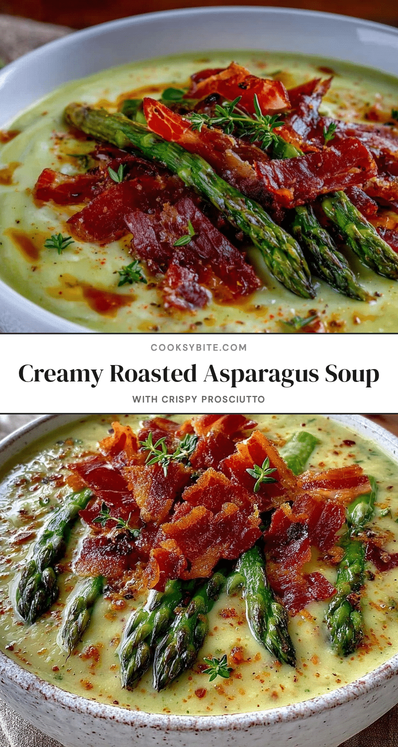 creamy roasted asparagus soup recipe