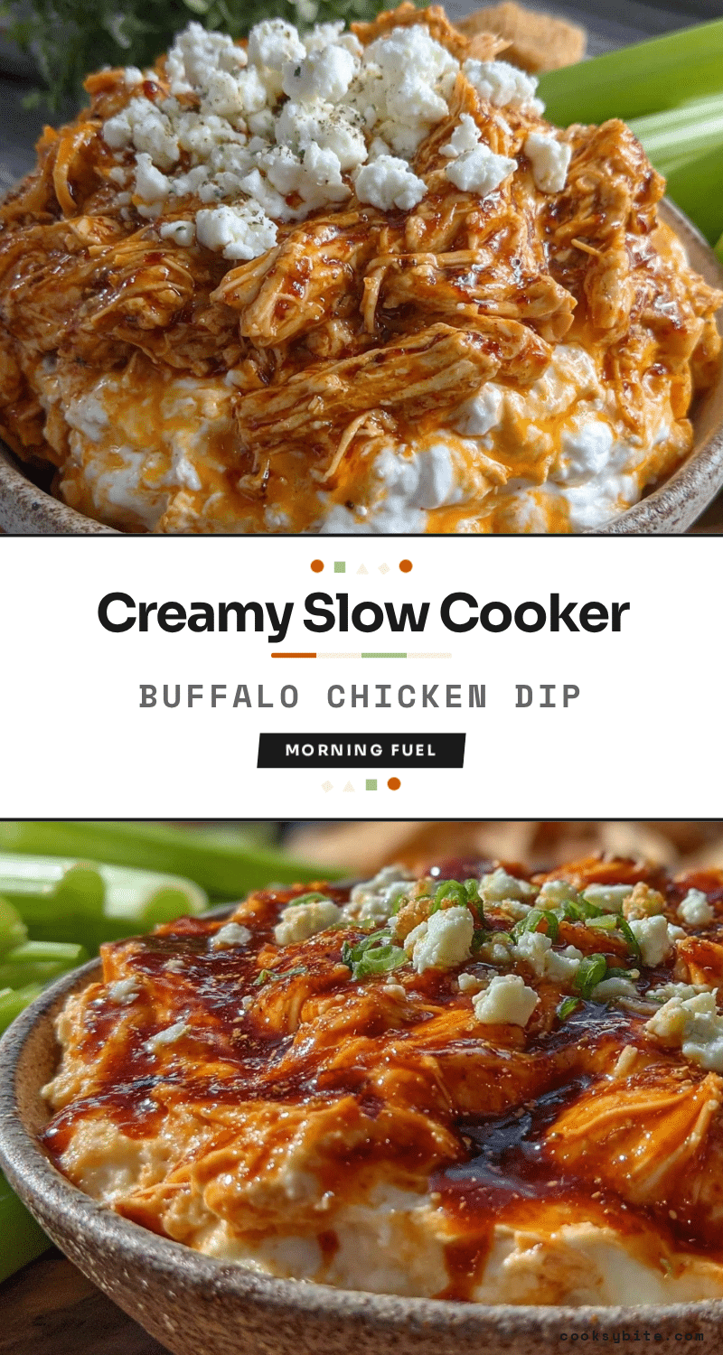 creamy slow cooker buffalo chicken dip recipe