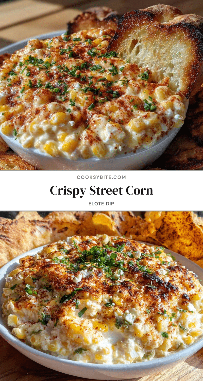 crispy elote dip recipe