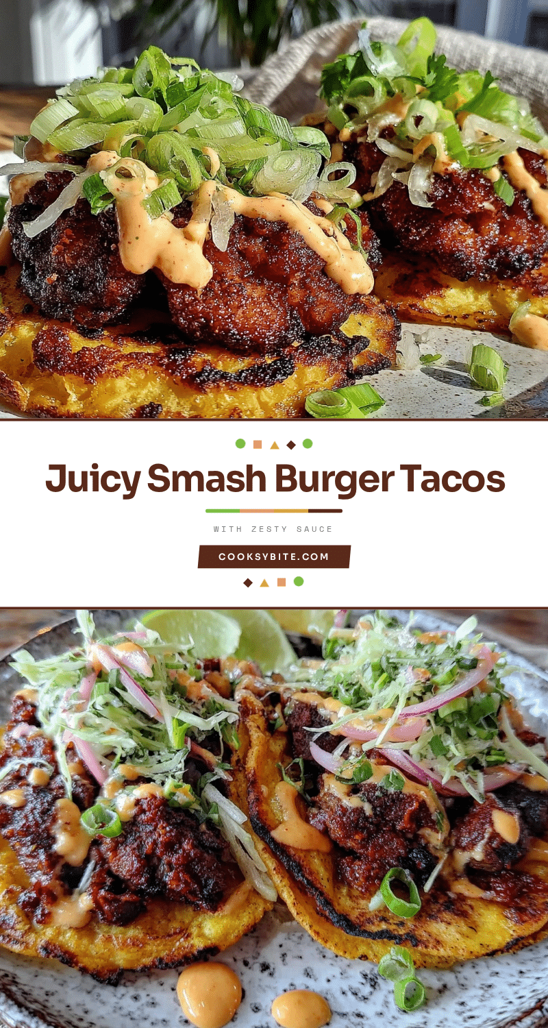 crispy smash burger tacos recipe