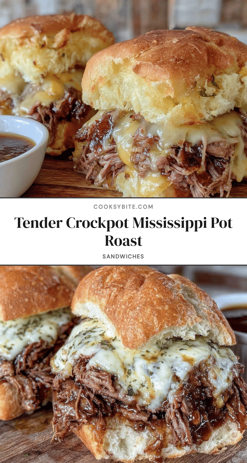 crockpot mississippi pot roast sandwiches recipe