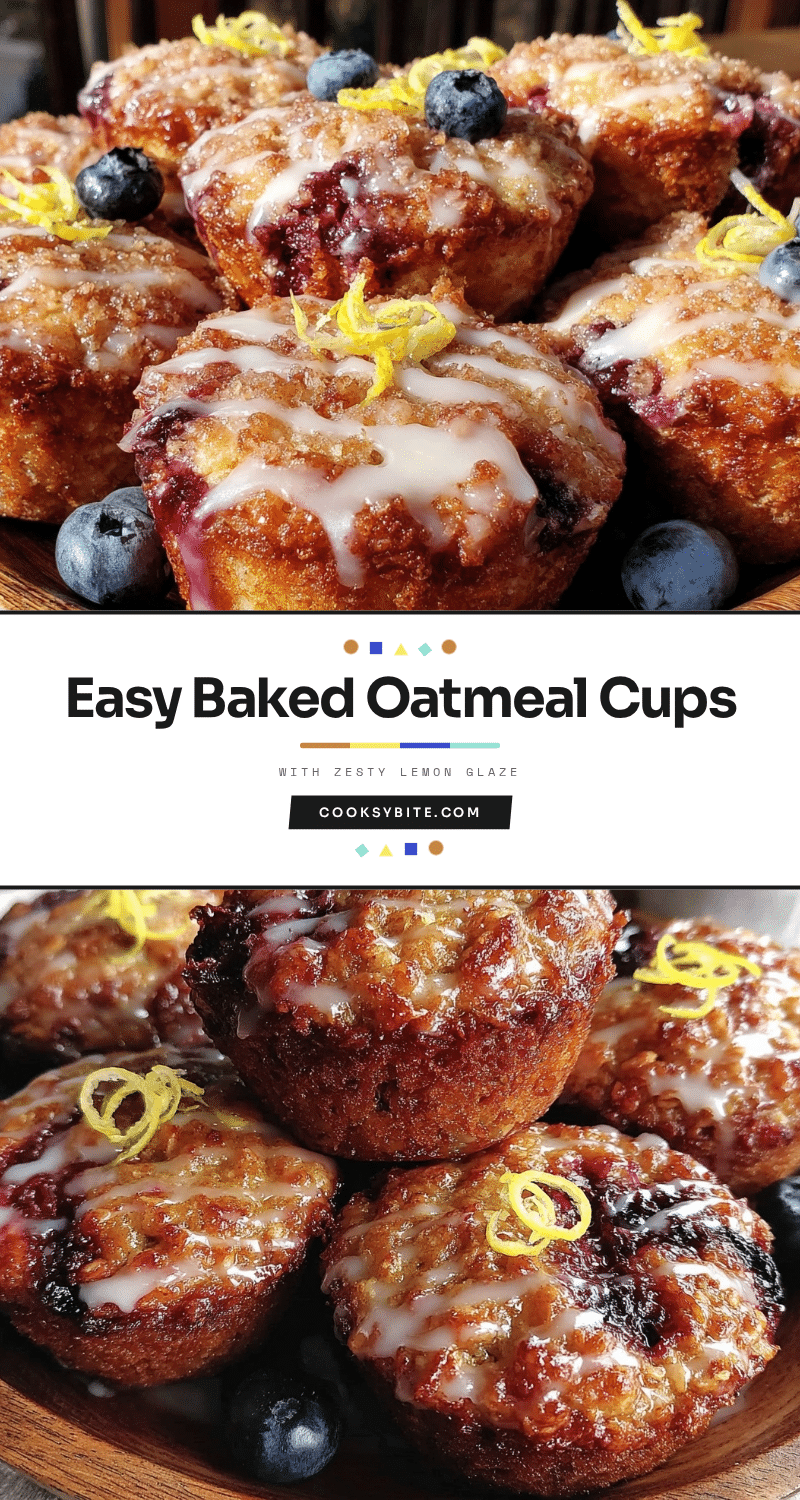 easy baked oatmeal cups recipe