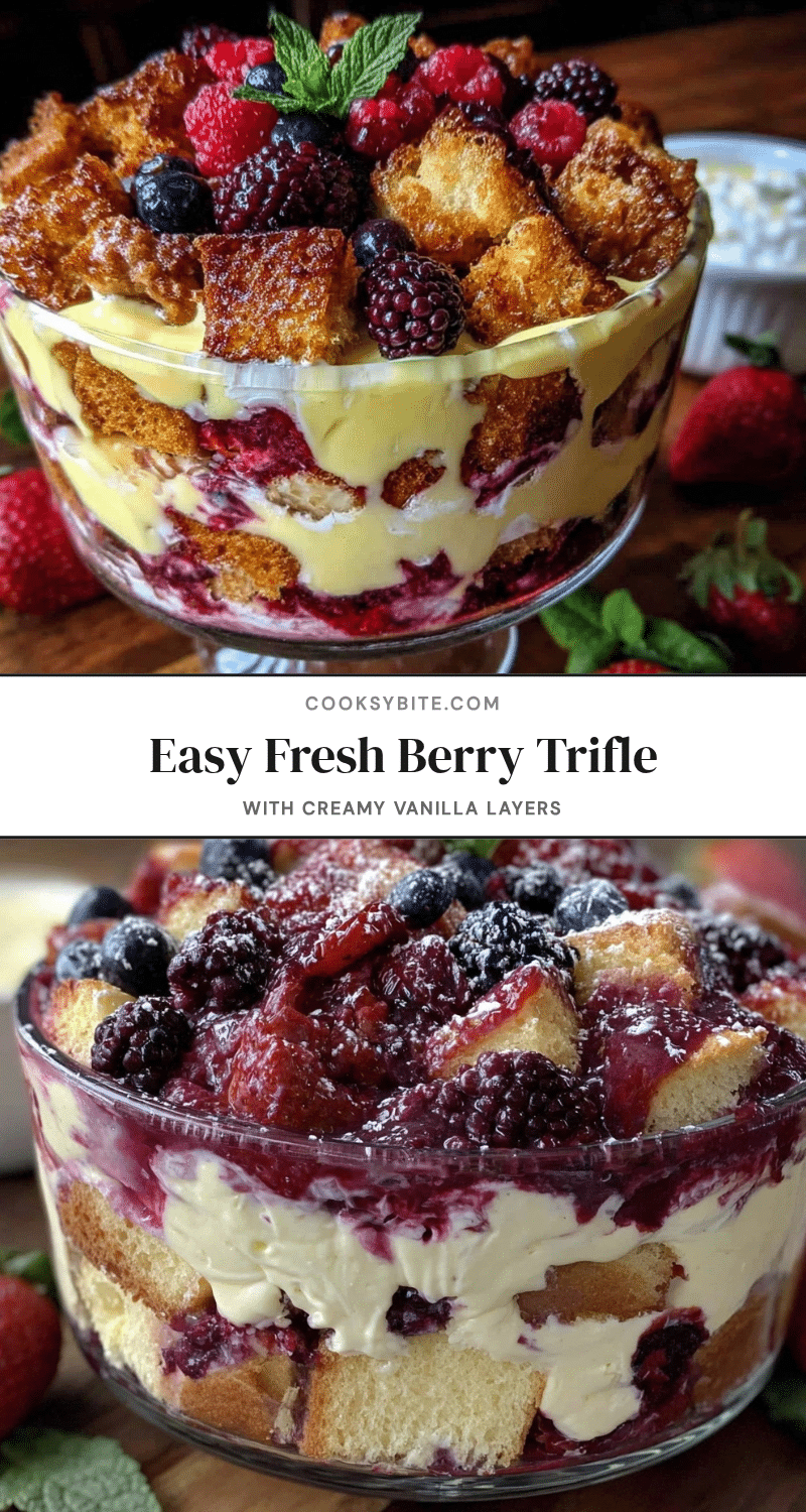 easy fresh berry trifle recipe