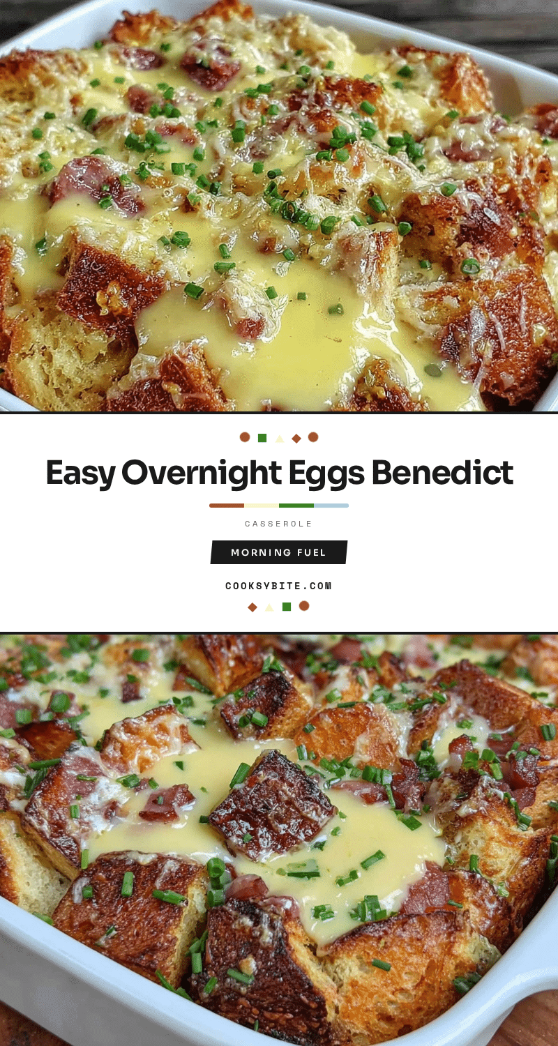 easy overnight eggs benedict casserole recipe