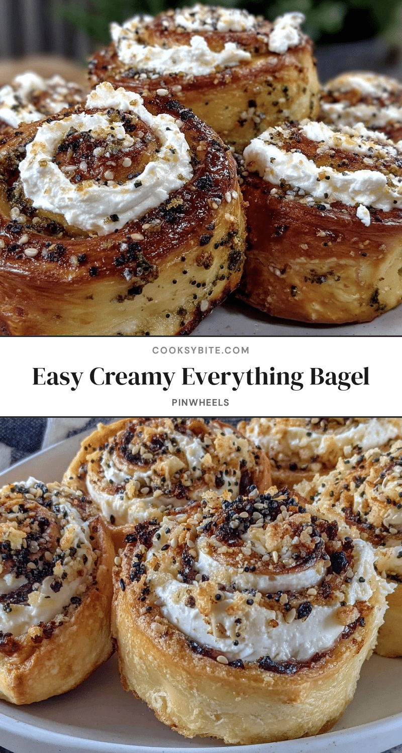 everything bagel pinwheel roll-ups recipe