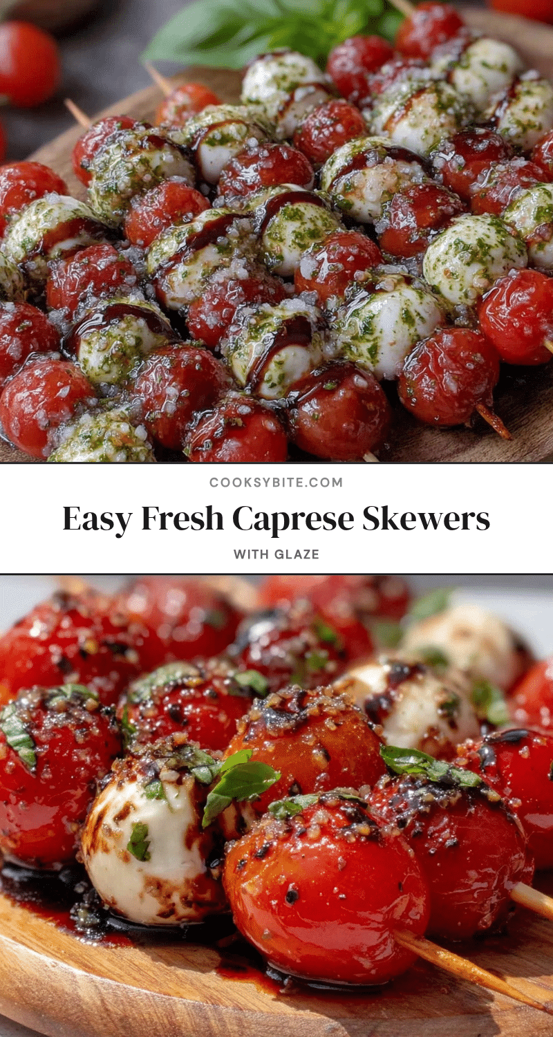 fresh caprese skewers recipe