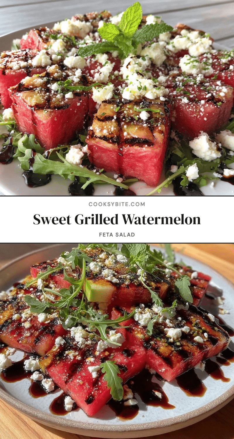 fresh grilled watermelon feta salad recipe