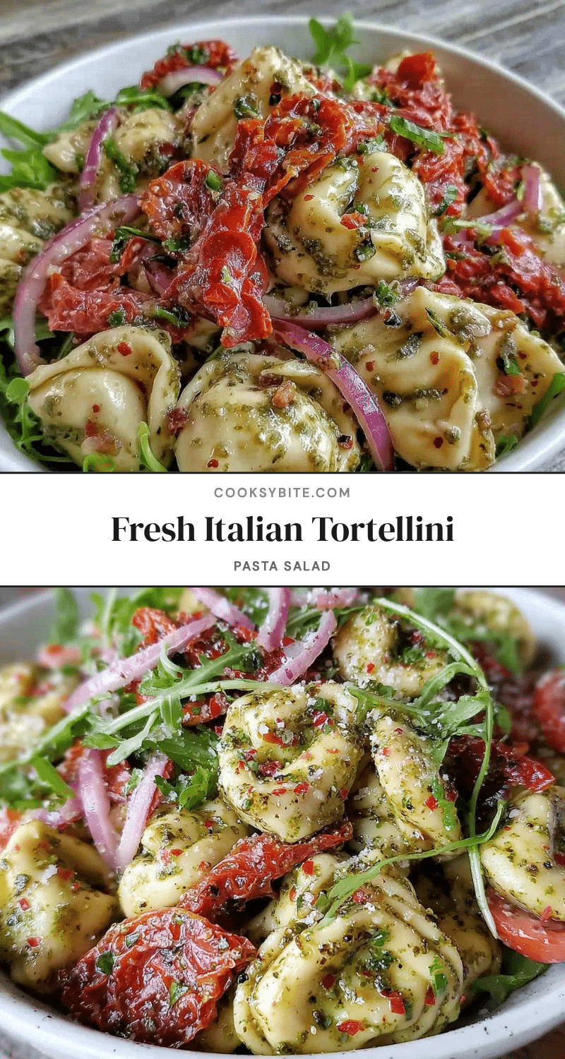 fresh italian tortellini pasta salad recipe