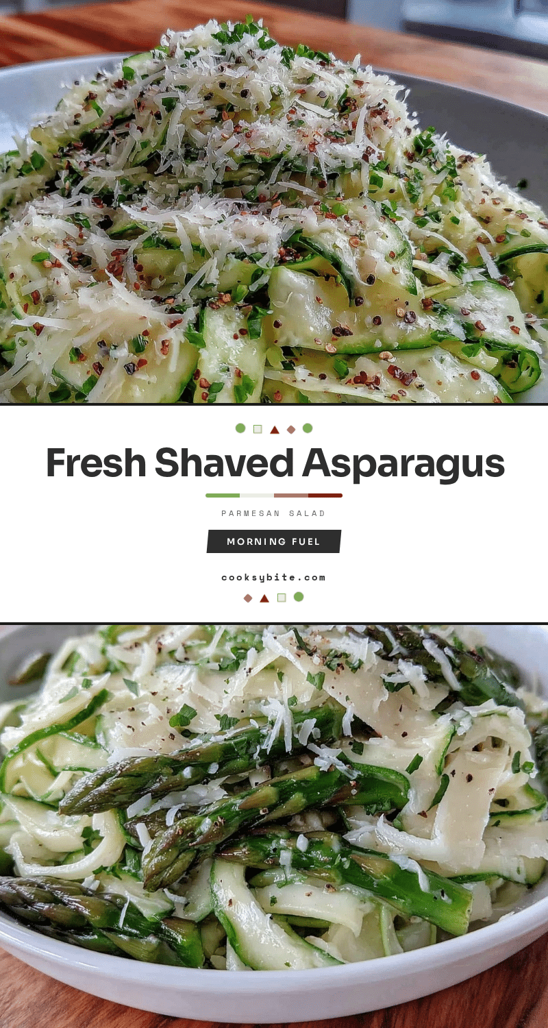 fresh shaved asparagus salad recipe
