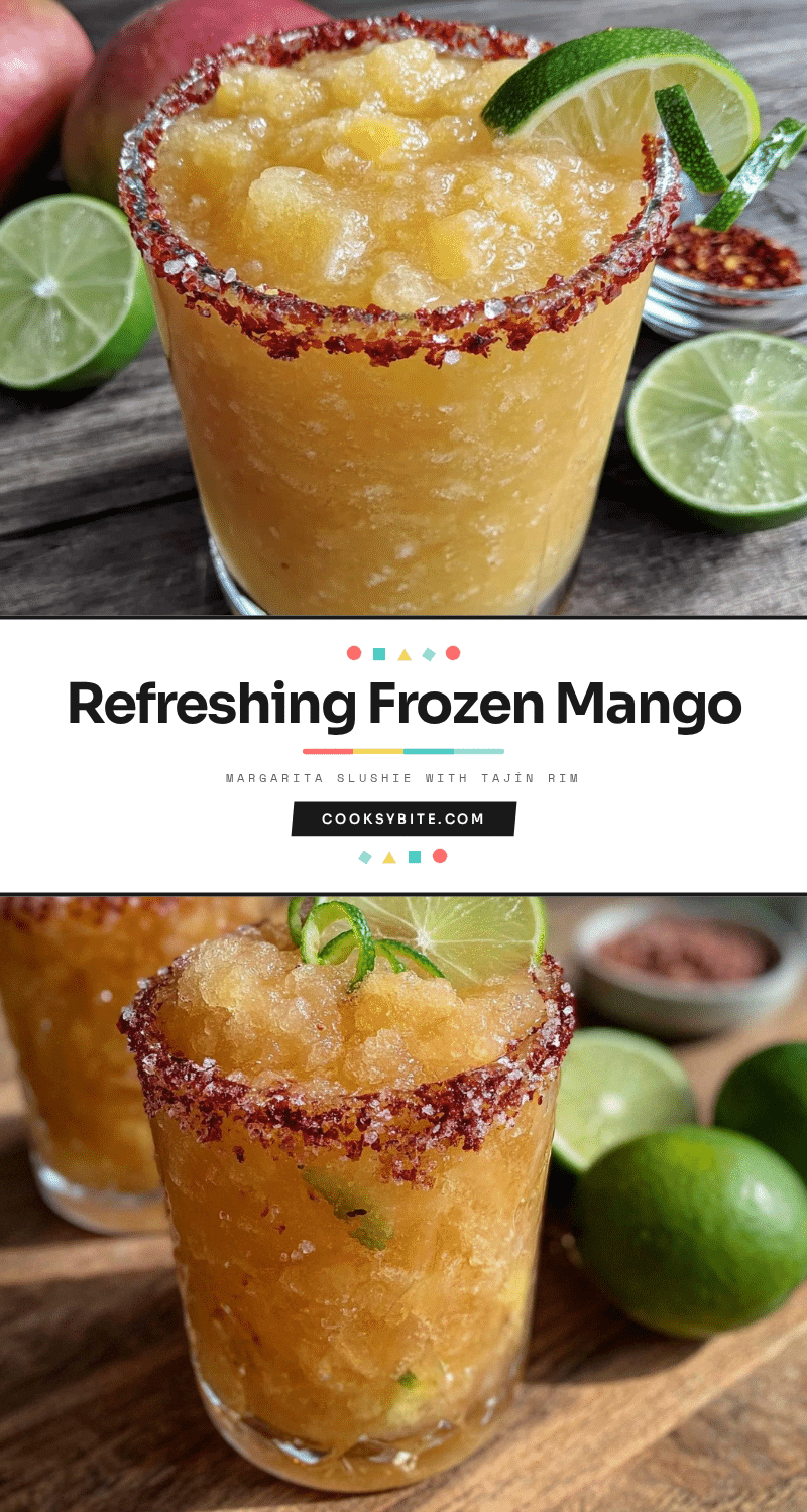 frozen mango margarita slushie recipe