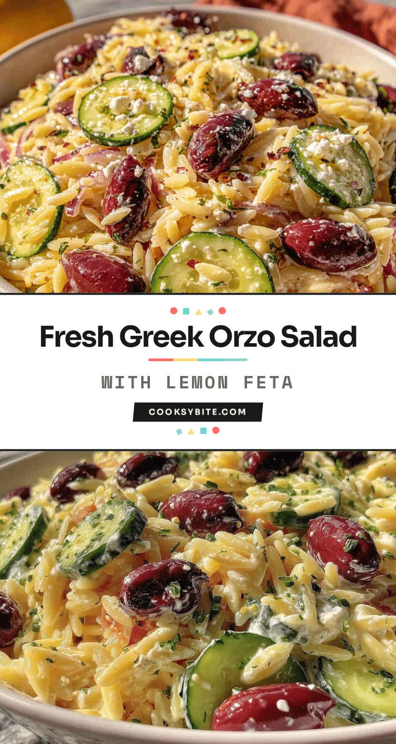 Greek orzo pasta salad recipe