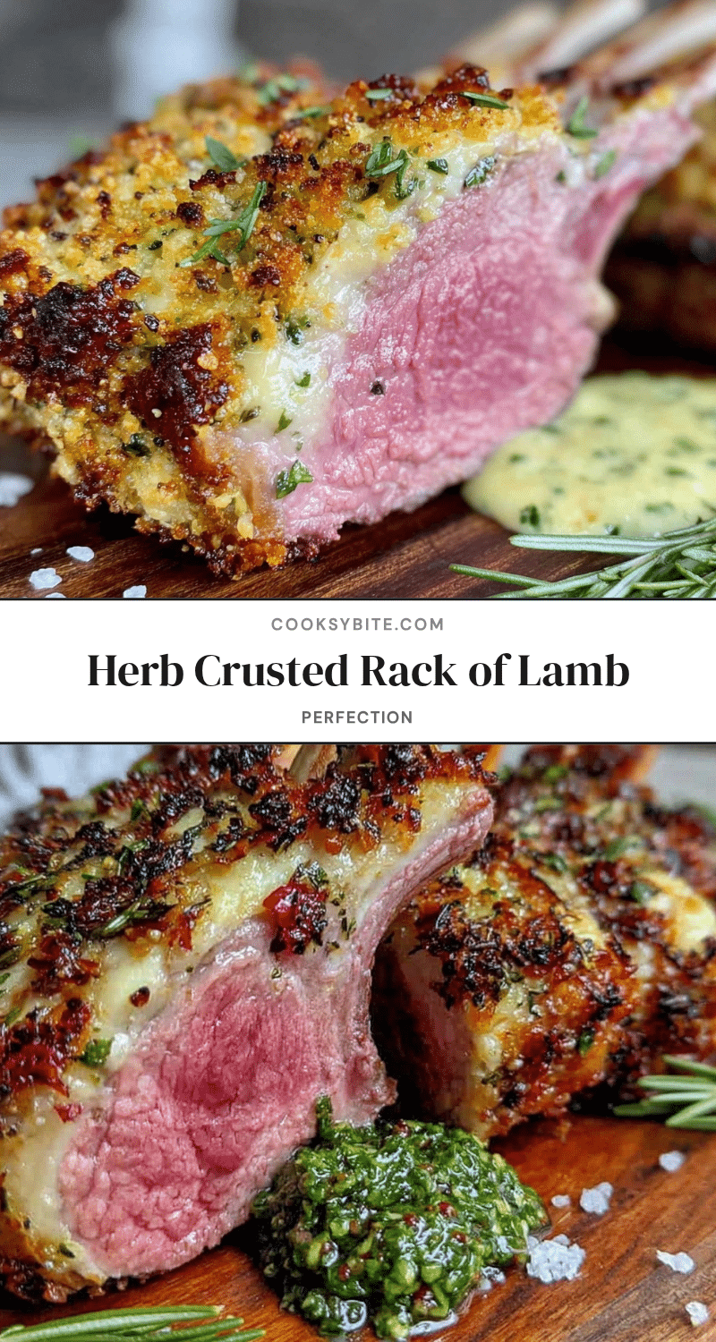 herb crusted rack of lamb recipe