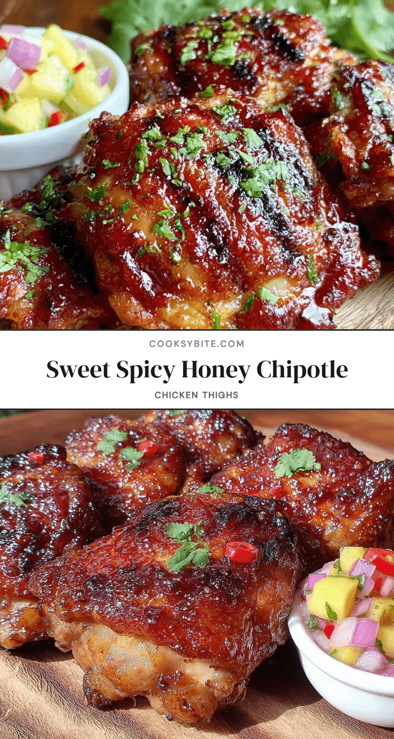 honey chipotle grilled chicken thighs recipe