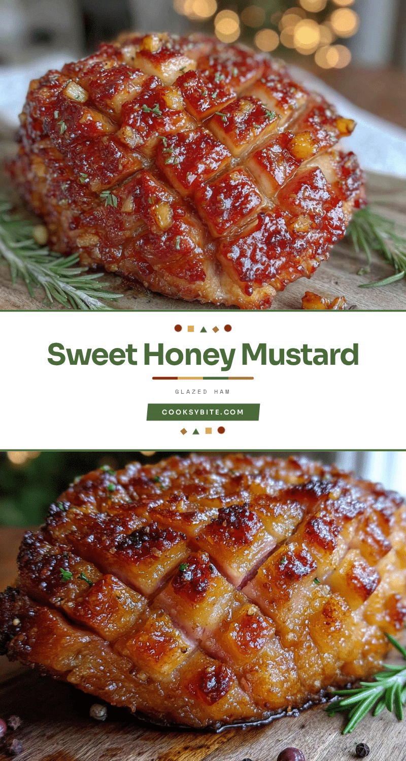 honey mustard glazed ham recipe