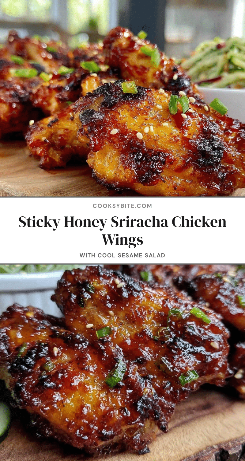 honey sriracha grilled chicken wings recipe