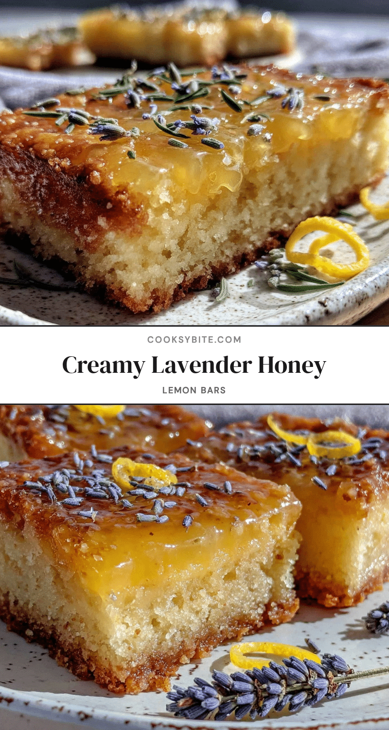 lavender honey lemon bars recipe
