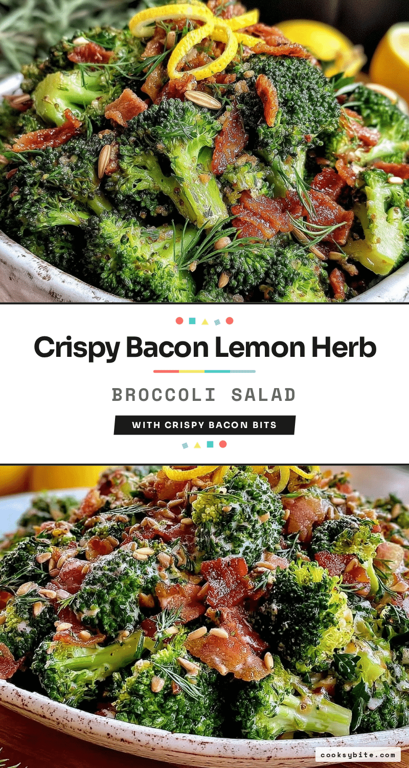 lemon herb broccoli salad recipe