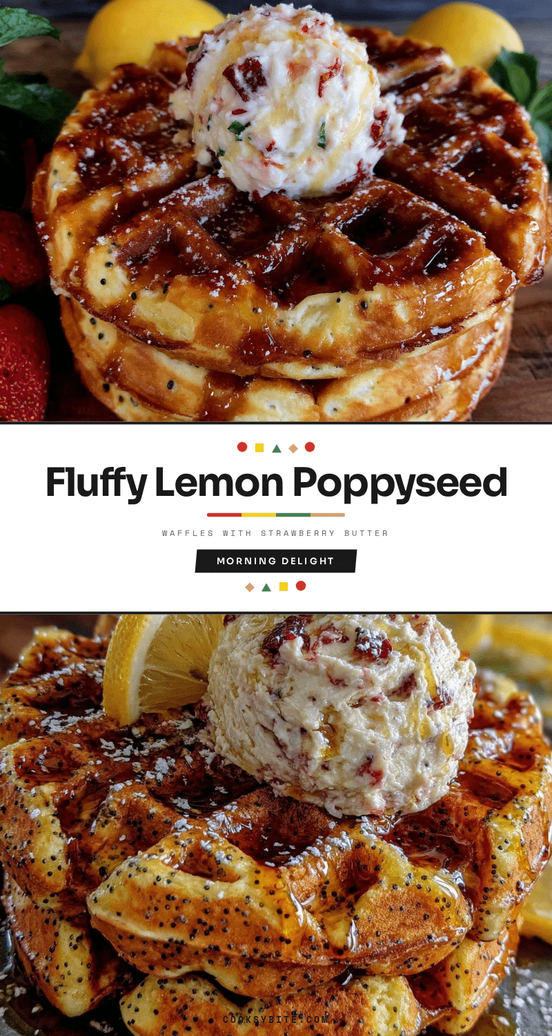 lemon poppyseed waffles recipe