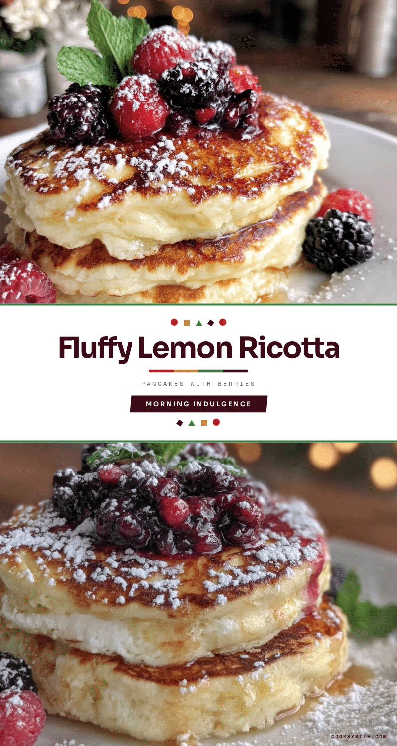 lemon ricotta pancakes recipe