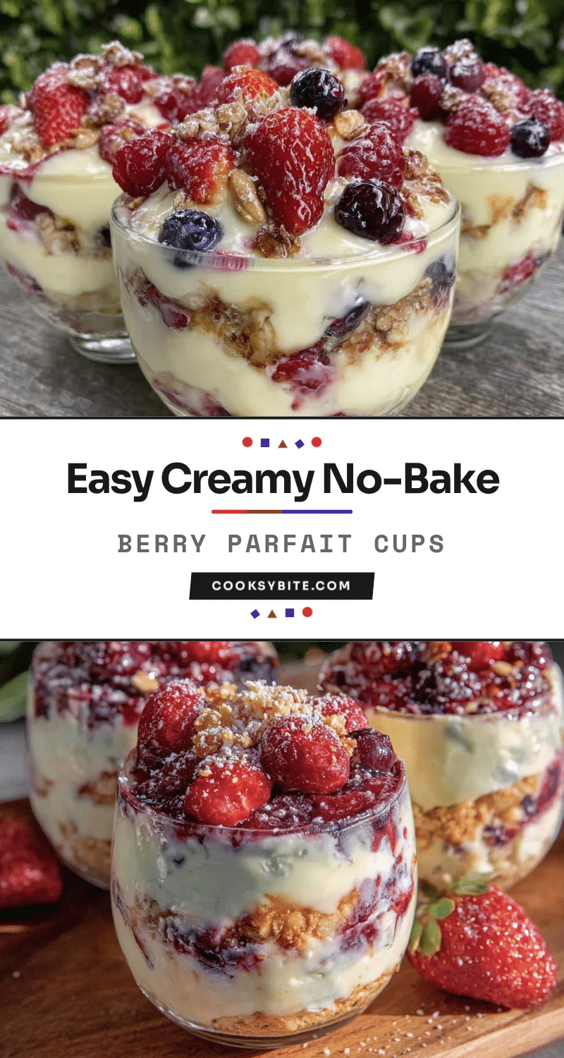 no bake graduation parfait cups recipe
