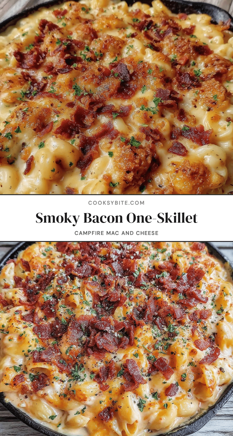 one-skillet campfire mac and cheese recipe