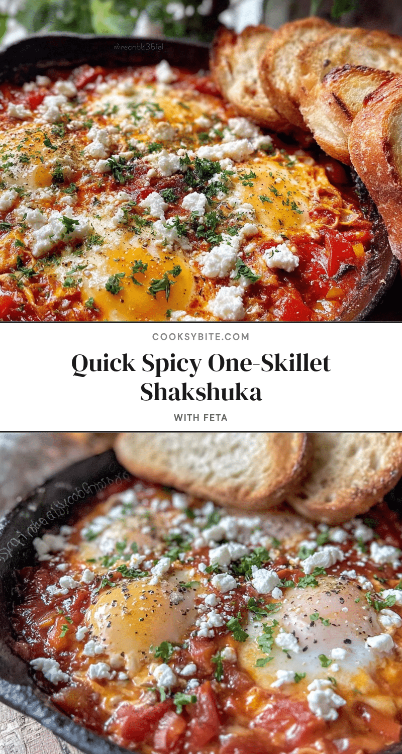 quick 15-minute one-skillet shakshuka recipe