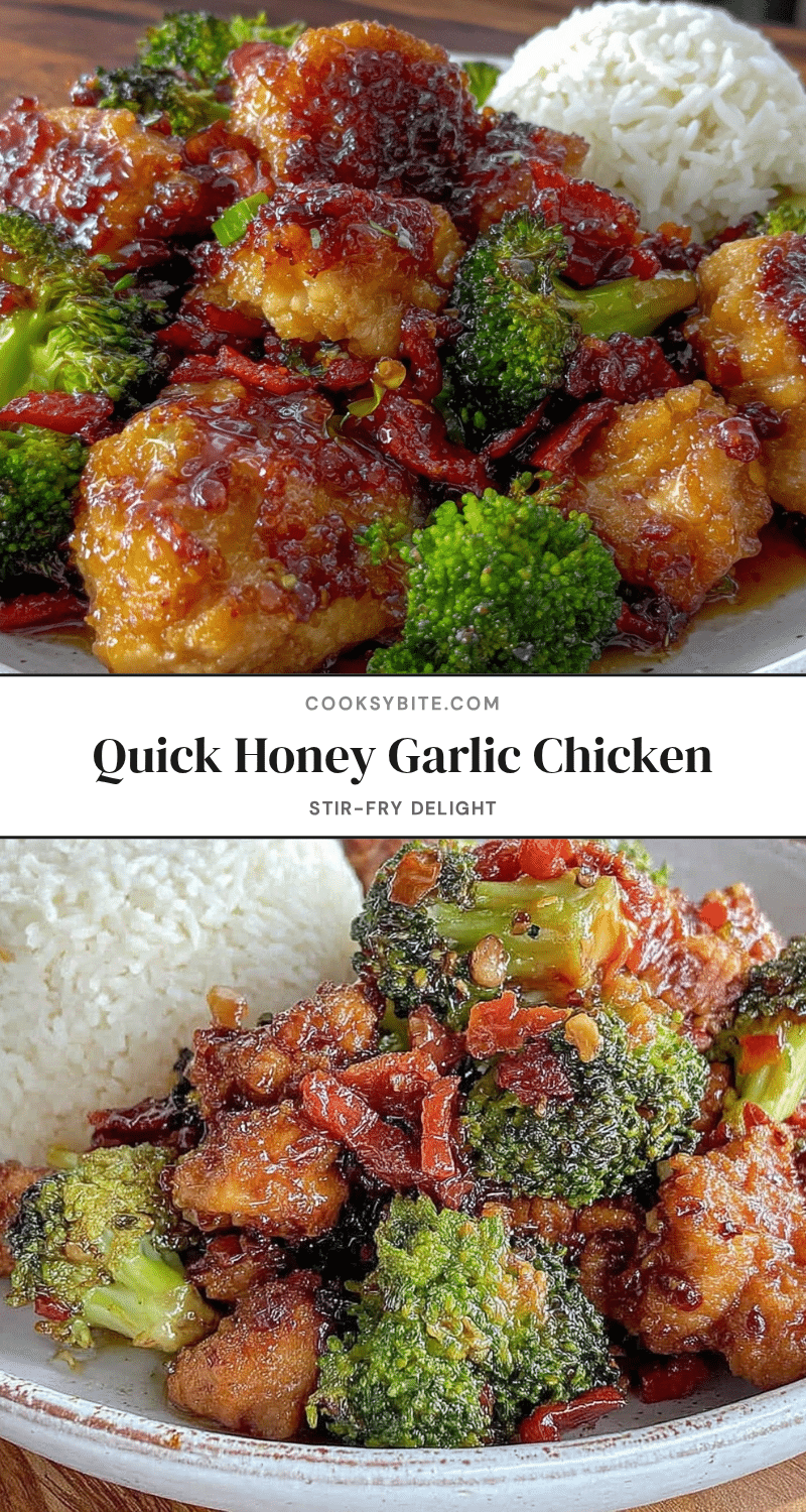 quick honey garlic chicken stir-fry recipe