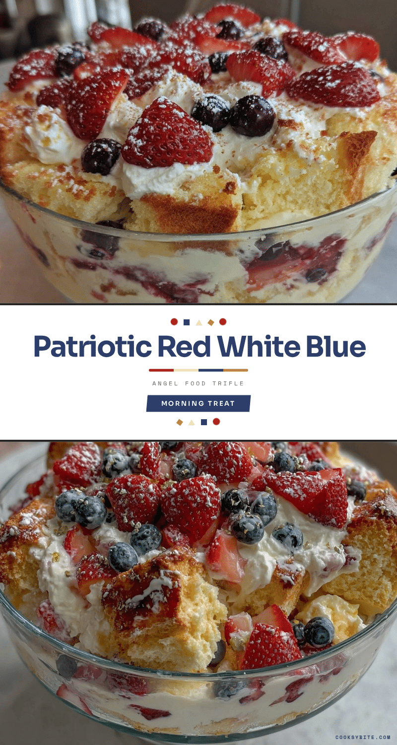 red white and blue fruit trifle recipe
