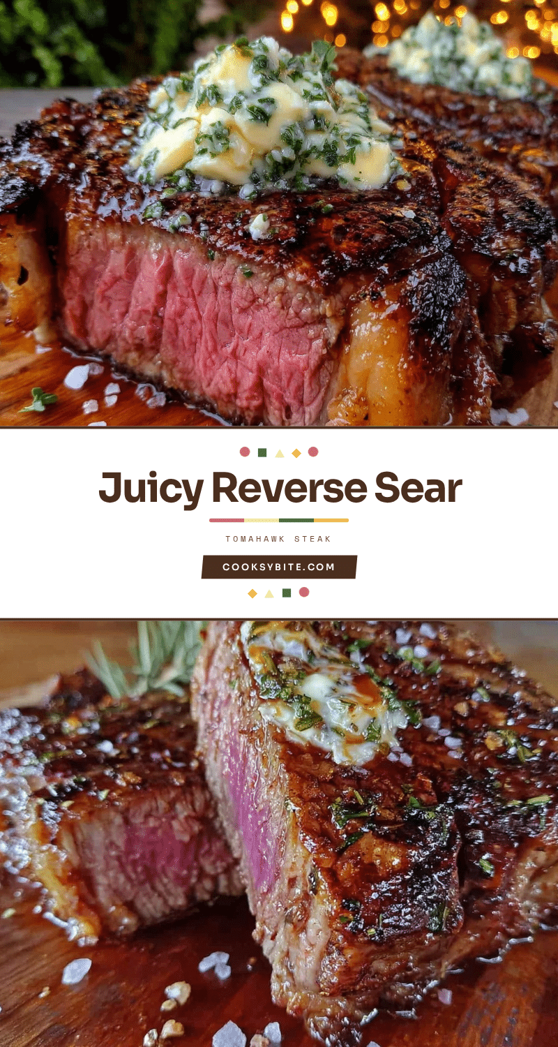 reverse sear tomahawk steak recipe