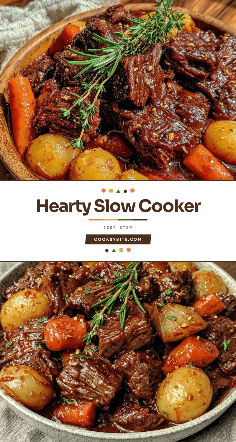 slow cooker beef stew recipe