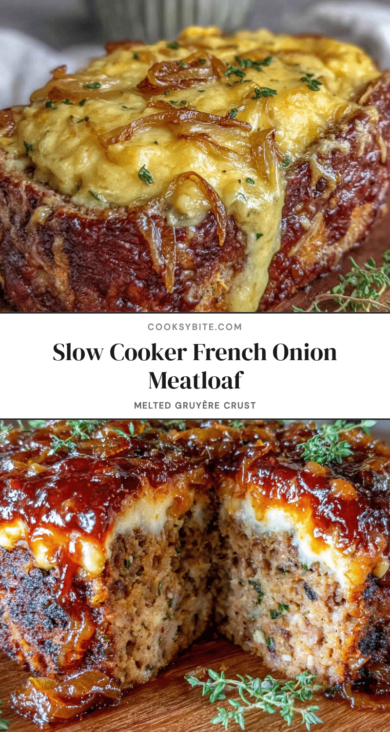 slow cooker french onion soup meatloaf recipe