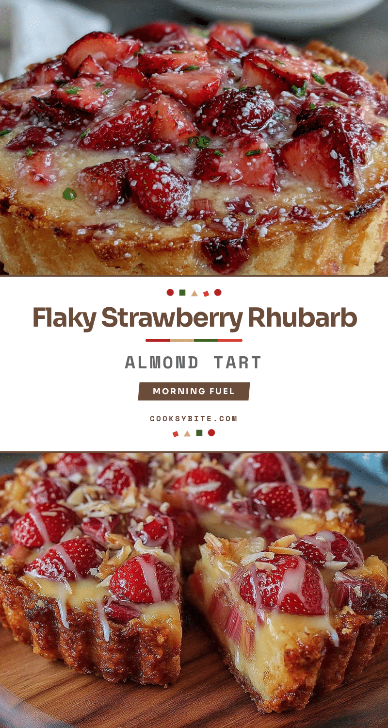 strawberry rhubarb custard tart recipe