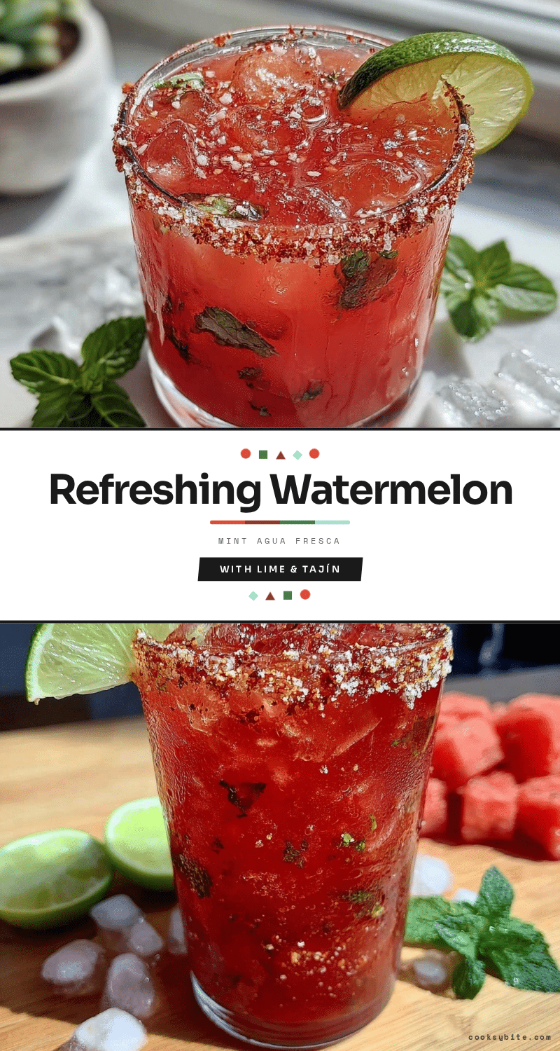 watermelon mint agua fresca recipe