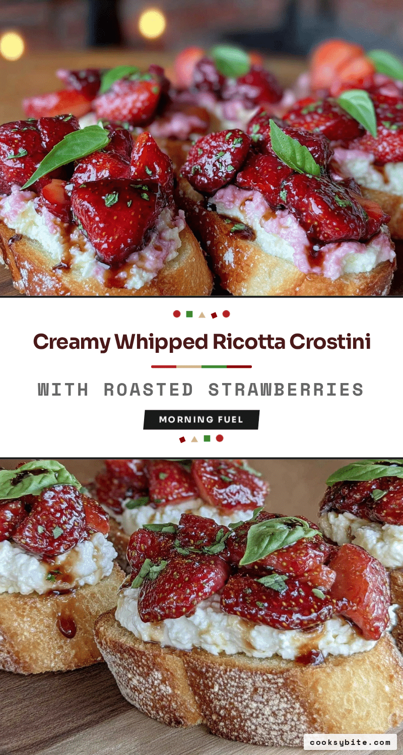 whipped ricotta crostini recipe